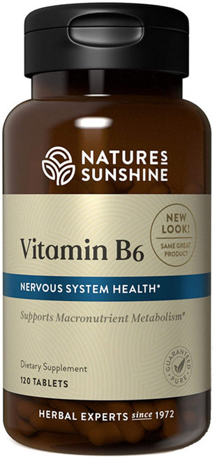 네이쳐선샤인 (Nature's Sunshine) 네이쳐 선샤인 비타민 B6 120 정, N, 1개, 120정