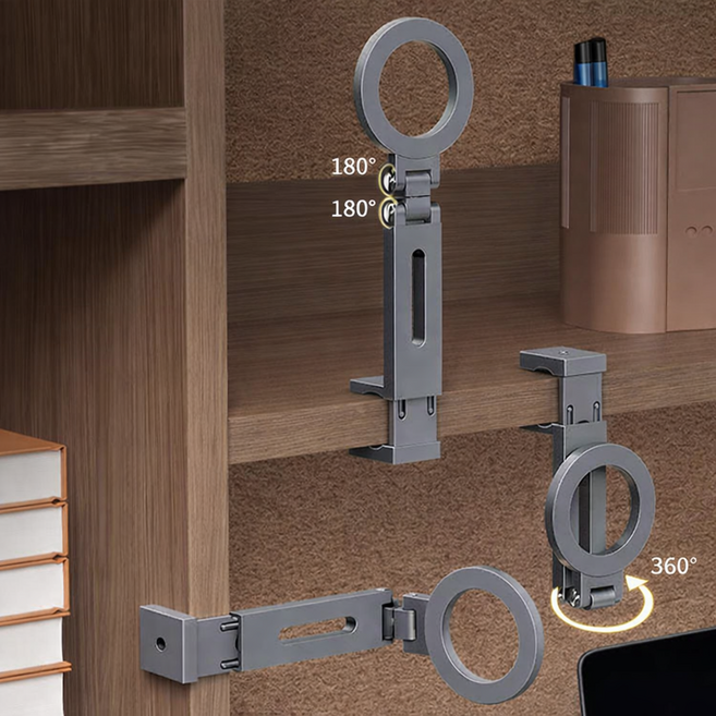 맥세이프 자석 휴대폰 거치대 360도 회전, 1개, 회색