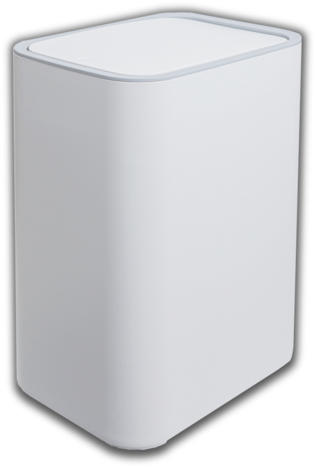 리던홈 원터치 휴지통 화장실 쓰레기통, 오프화이트