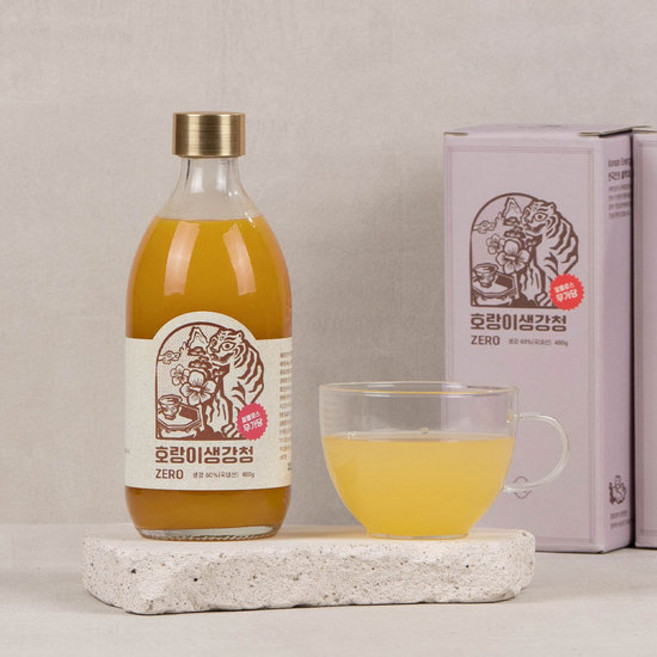 팔팔호랑이 호랑이생강청 제로 1병, 1개, 1개입, 400ml