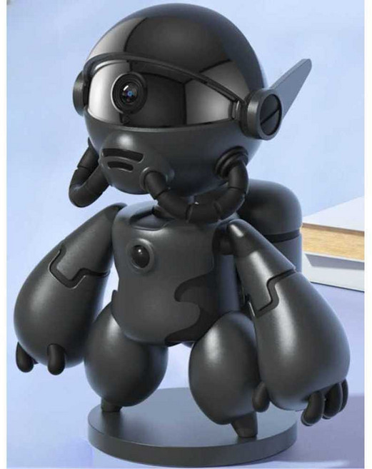 무선 카메라 로보트 홈캠 원격 펫캠 감시 실내 강아지, WIFI 배터리 3MP 광각 감시거리3-8m