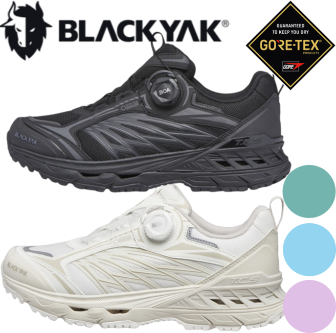 (백화점발송) 블랙야크 남여공용 트레킹화 고어텍스 경량 다이얼 기능성 등산 여행 하이킹