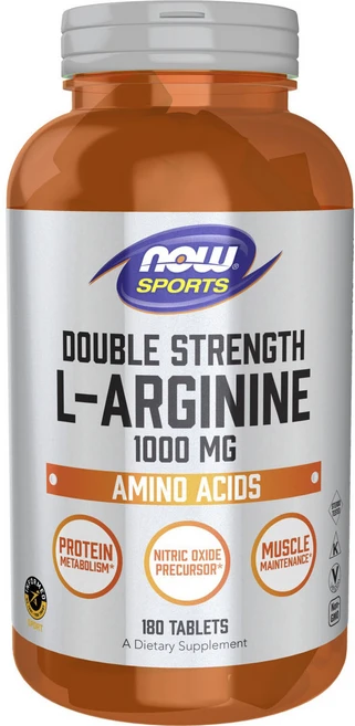 나우푸드 더블 스트렝스 L-아르기닌 1000mg 아미노산 타블렛, 180정, 1개 - 쿠팡