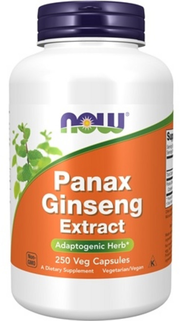 NOW Foods 人蔘500mg膠囊, 250顆, 1罐