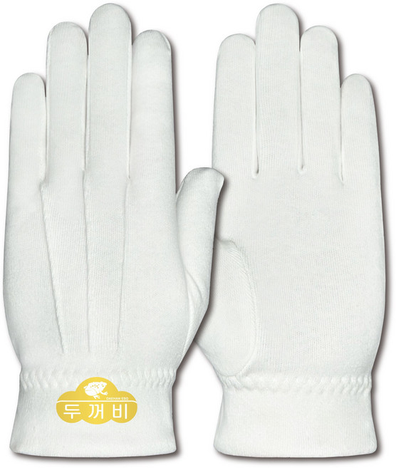 장갑천국 두꺼비 무특단 45 10켤레 예식 장갑 두꺼운 흰 면 행사장갑, 백색, 10개