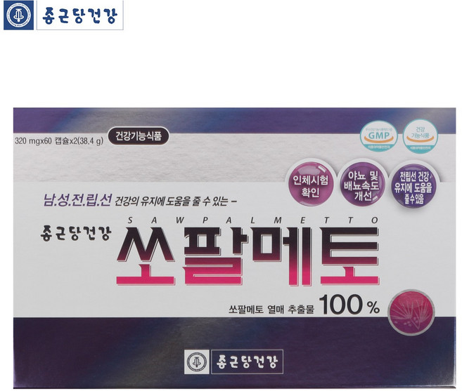 종근당건강 쏘팔메토, 120정, 1개