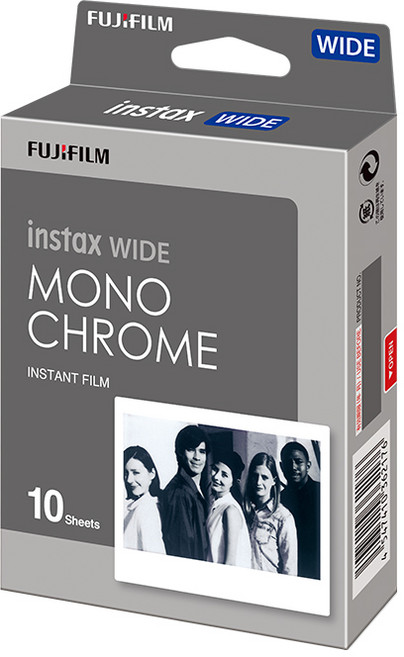 인스탁스 와이드 디자인필름 모노크롬 1P (10매), 1개, 와이드필름 모노크롬