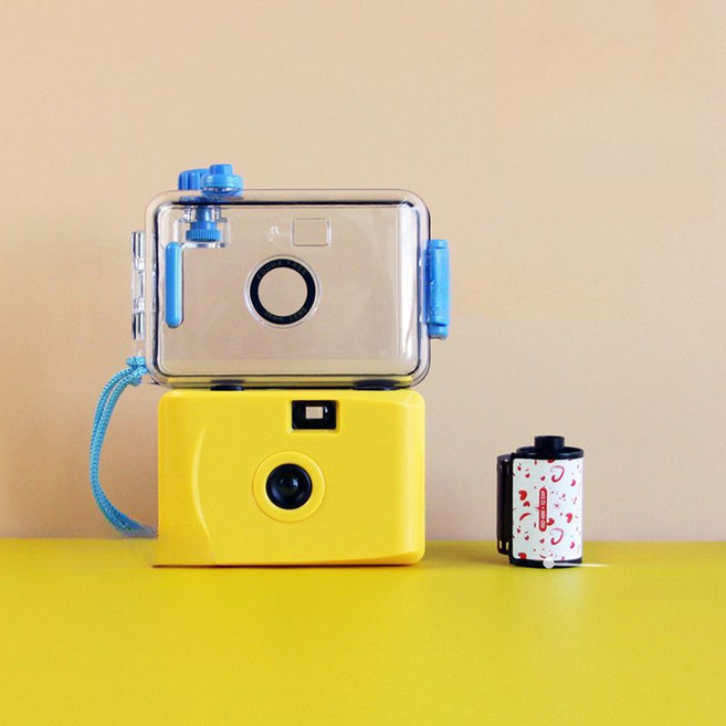 빈티지 필름 카메라 옛날 레트로 미니 디카 여행용 일본 감성, 1개