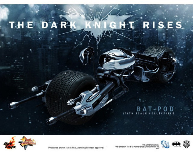 Hot Toys《蝙蝠俠》1/6 蝙蝠機車, 1個