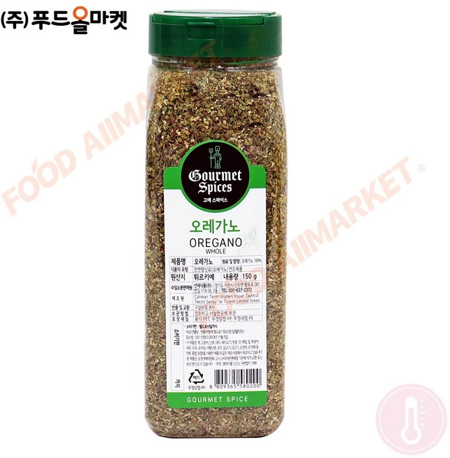 푸드올마켓_ 고메스파이스 오레가노홀 150g, 1개 - 쿠팡