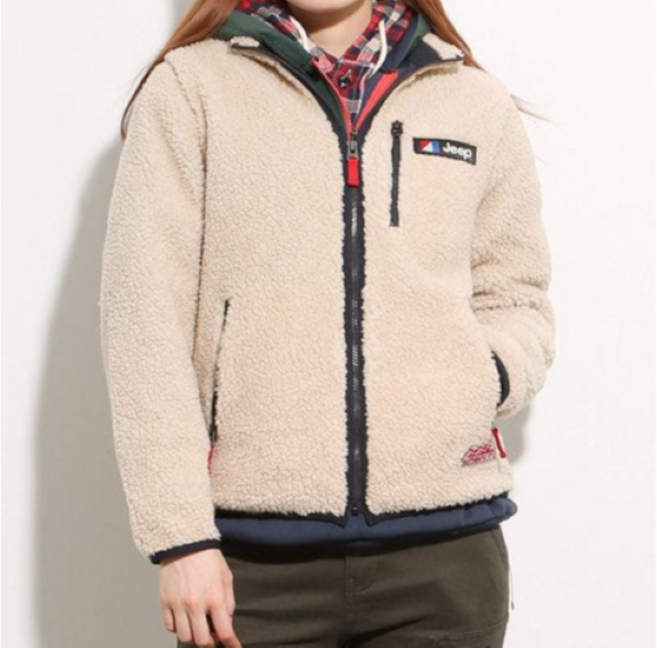 (NC불광지프) 주간 단독 초!!특가할인!! JEEP 남여공용 배색 포인트 뽀글이집업!! GL1TZU407