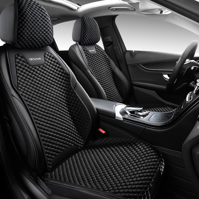 가남 카시트 보호매트 자동차 시트커버, 1개, 블랙 앞줄에