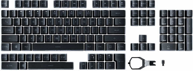 ASUS ROG RX PBT 이중사출 키캡 세트, 1개