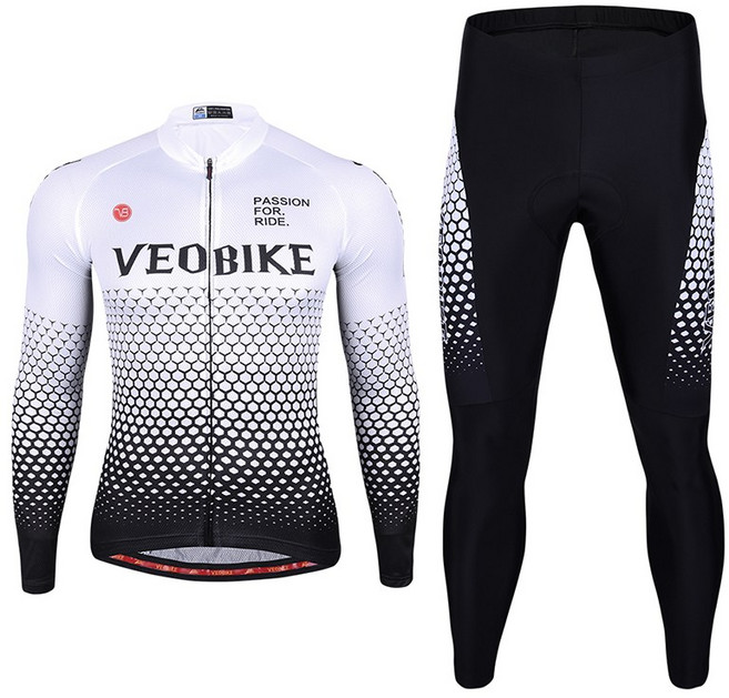 바이크랩 남성용 자전거의류 라이딩복 긴팔 상하의 세트 VL19-01