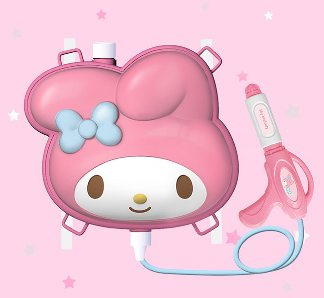 마이멜로디 배낭물총 유아 어린이 워터건 산리오물총, 단품, 1개