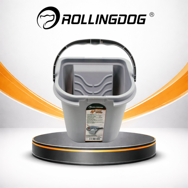 롤링독 플라스틱 페인트 버킷 100mm용, 1개
