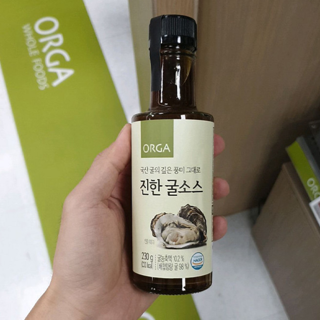 올가홀푸드 국산 굴의 깊은 풍미 그대로 진한 굴소스, 230g, 1개