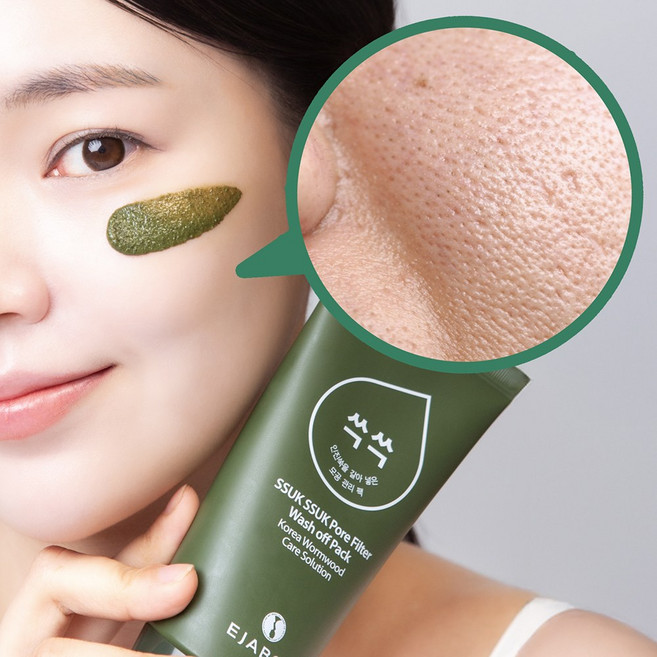 이자본 모공팩 피지 블랙헤드 각질 제거 워시오프팩 모공수축 딥클렌징 100ml, 4개, 1개입