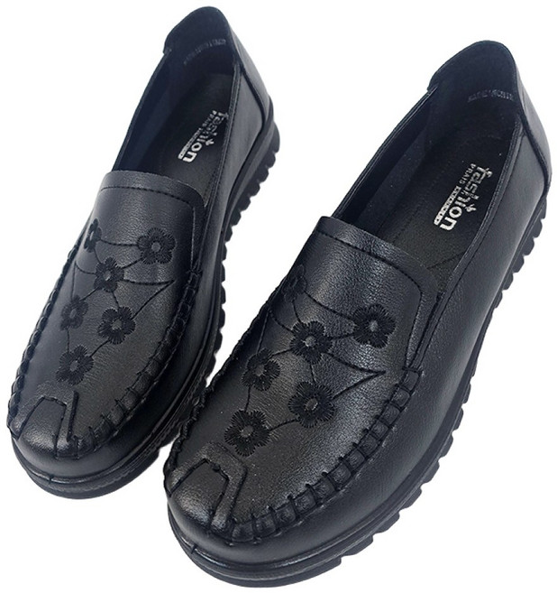 우아슈 꽃자수 컴포트화 70대 80대 할머니 신발 716