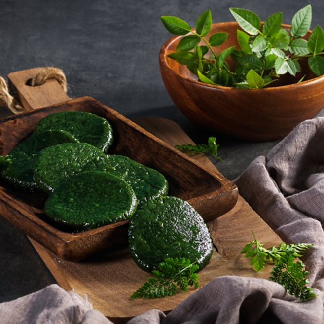 영광 모시 개떡 1kg 모싯잎 냉동개떡 찐개떡 모시떡, 3개, 400g