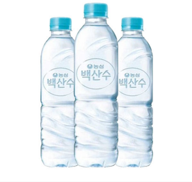eco 라벨프리 백산수 500 천치차이 라벨없는 고급프리미엄 워터, 40개, 500ml