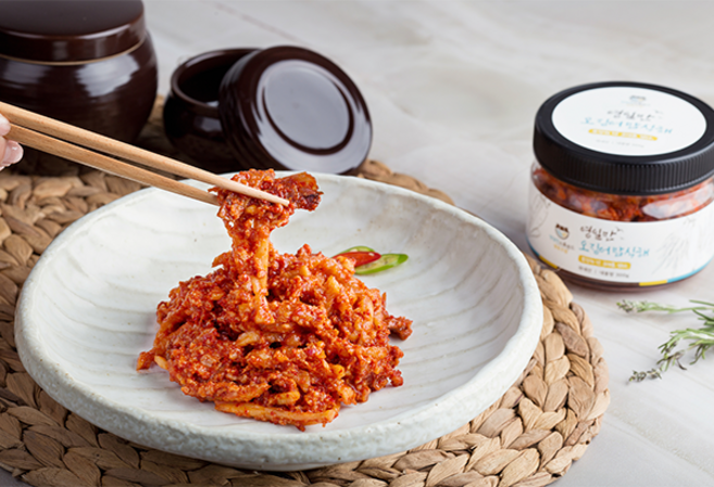 오징어밥식해 300g 500g 100%국내산 오징어 마른오징어 밥식혜 쌀밥식해 가정식 어르신 밥도둑 향토음식 수제반찬 집반찬 포항맛집, 1개