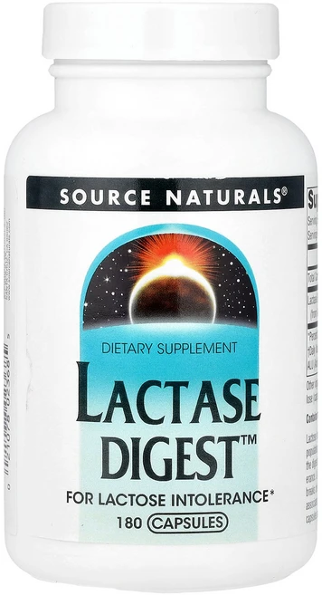 소스 내추럴스 Source Naturals Lactase Digest™ 캡슐 180정캡슐 1정당 90mg124817원산지:기타, 1개 - 쿠팡