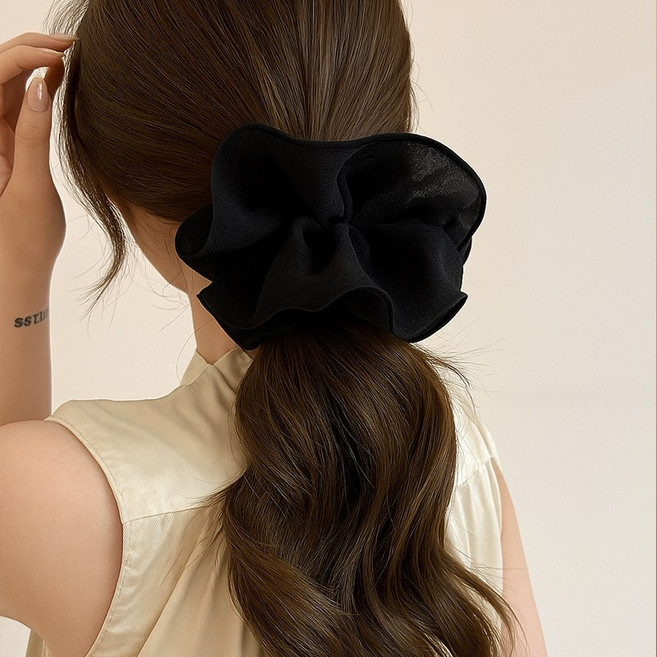 오간자 4중 레이어 곱창밴드 시원한 재질 곱창 머리끈