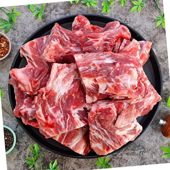 VGD 미국산 돼지 목뼈 등뼈 7cm-10cm 1kg 등뼈찜 감자탕재료 뼈요리, 1개