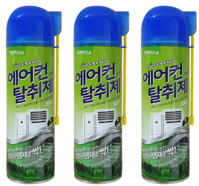 에코후레쉬 산도깨비 샤움 에어컨 히터 탈취제 모음, 1개