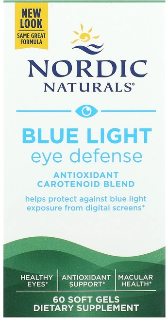 Nordic Naturals 블루라이트 아이 디펜스 소프트젤 60정, NordicNaturals블루라이트아이디펜스소프트젤60, 1개 - 쿠팡