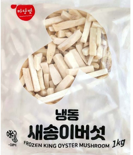 마당발 냉동 새송이버섯(슬라이스), 1개, 1kg