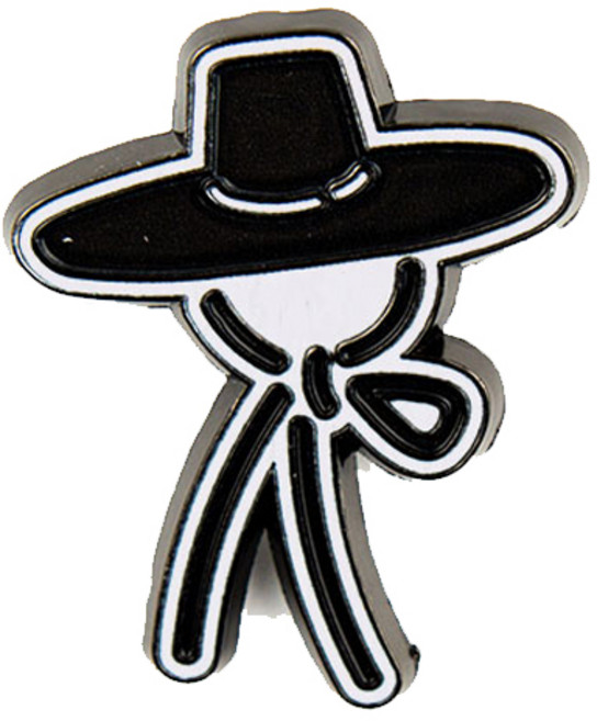 민화샵 민화 전통 뱃지, 느긋 갓대감 D260009C