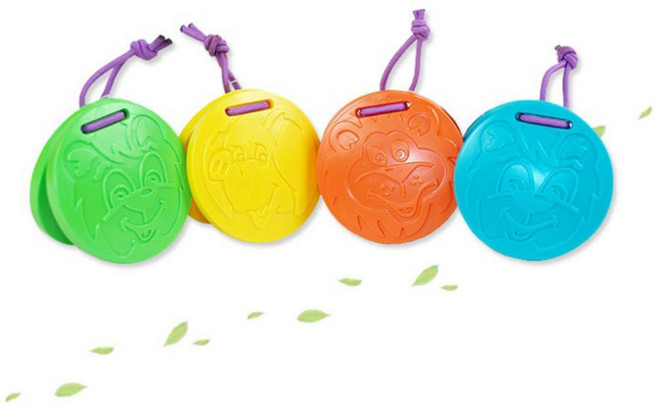 시니어 음악수업용 동물모양 리듬악기 짝짝이 유아타악기 유치원행사 4세, 1개