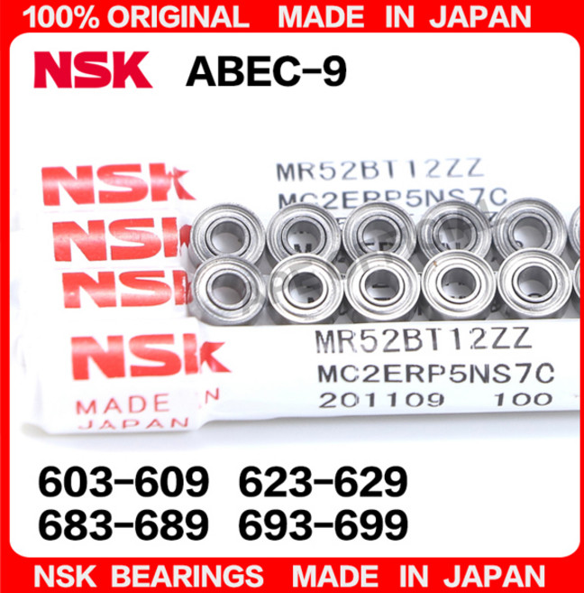 오리지널 일본 NSK 베어링 마이크로 정밀 베어링 681XZZ 1.5x4x2mm 681X 618/1.5 50/100 개, 01 681XZZ (1.5x4x2mm), 01 CHINA, 02 50 개, 50개