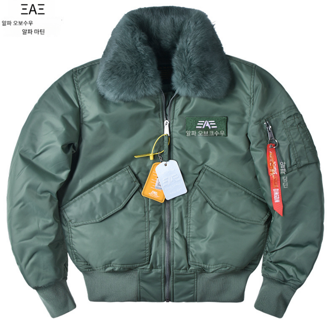 알파마틴 밀리터리 항공점퍼 블루종 MA-1 남자자켓