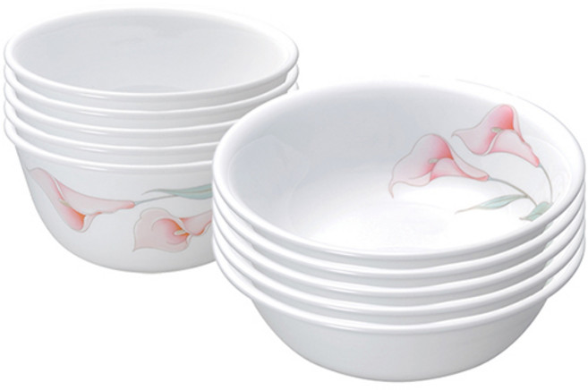 코렐 [코렐]백합 공기대접10p(null), 유백색, 1개