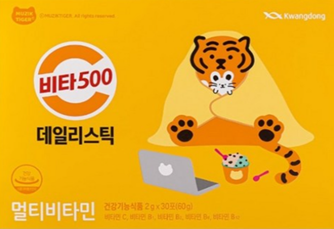 비타500 광동제약 데일리스틱 30p, 60g, 1개