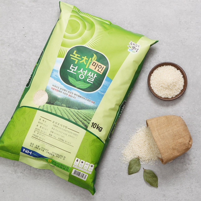 25년 햅쌀 녹차미인보성쌀 특등급 새청무 쌀4kg 보성군농협, 1개, 4kg