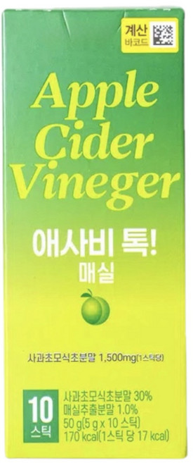 애사비 톡 매실 5 g X 10개입, 5개, 50g