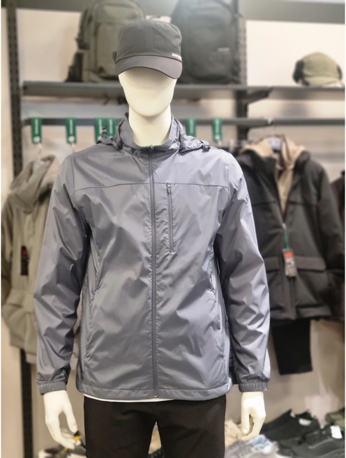 웨스트우드 남성 베이직 타공 방풍 자켓 아웃도어 등산 바람막이 점퍼 WP1MTJW2211그레이