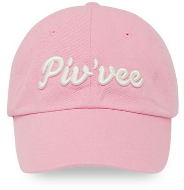 [국내정품] PIV’VEE Logo Embroidered Ball Cap (bubble pink) 114416, bubble pink, FREE