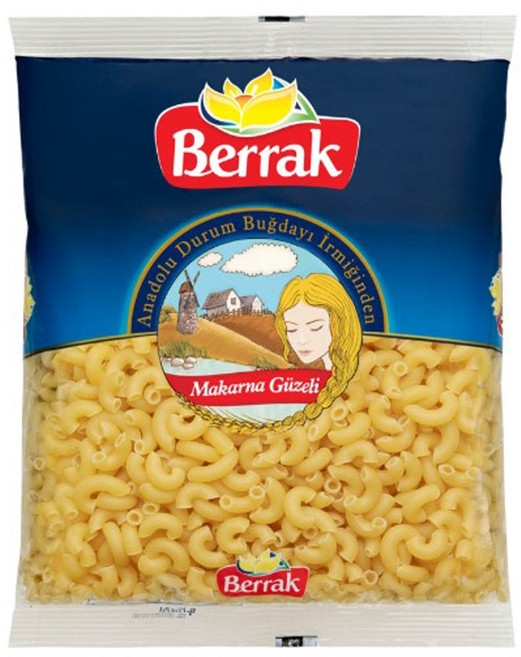버락 터키산 마카로니, 30개, 500g