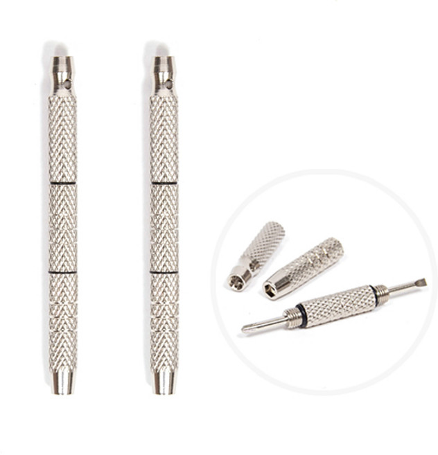 ZIO-BIZ 정밀 미니 드라이버 / 소형드라이버 미니드라이버 정밀드라이버 휴대용드라이버 수공구 십자 일자 육각 별 모양 드라이버 안경 시계 휴대폰 드라이버, 2개