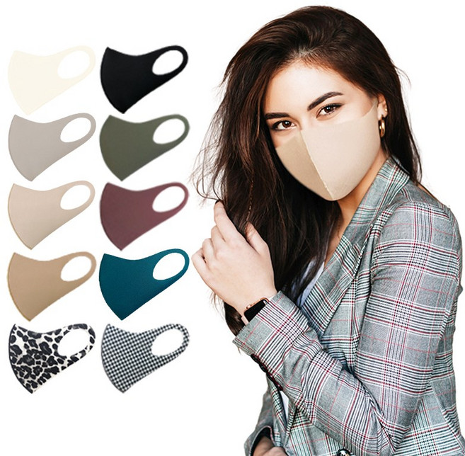 운도도씨 숨쉬기 편한 귀 안아픈 빨아쓰는 다회용 항균 패션 마스크 소형 중형 대형 특대형