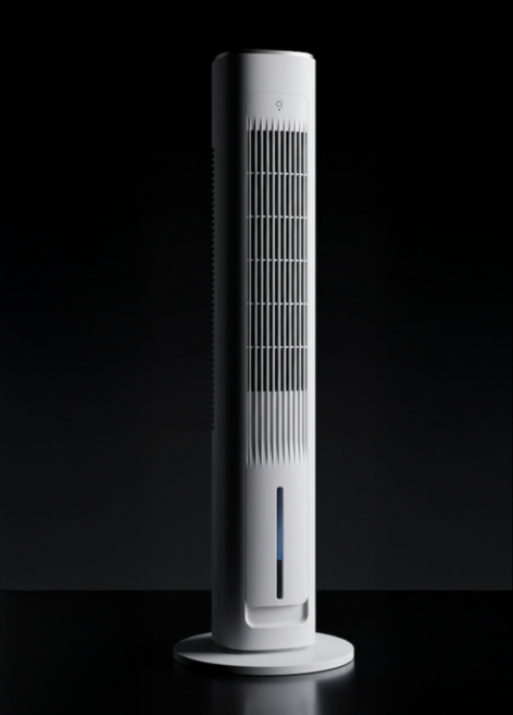 6세대 초강력 가정용 냉풍기 업소용 루니엘 저소음 냉풍기 얼음선풍기 실외기 없는 이동식 에어컨 에어쿨러, 아이스 화이트