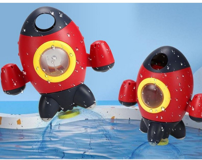 리빙앤팩 (KC인증) 매직 물로켓 목욕놀이 장난감 아기 유아 물놀이, 혼합색상, 1개