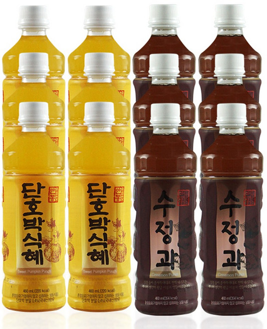 안동김유조 전통음료, 단호박식혜6병 + 수정과6병