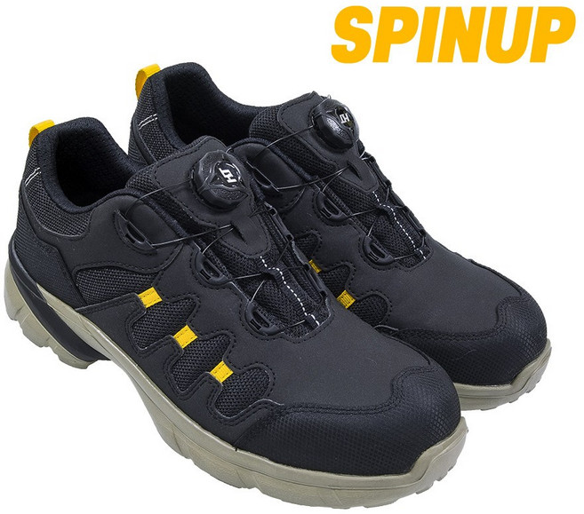 [다이얼평생보증] 슈맥스 프리미엄 초경량 안전화 스핀업라이트 블랙 4인치 Spinup light black