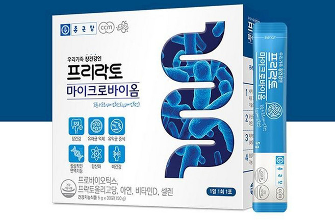 종근당 프리락토 마이크로바이옴 유산균 30p, 150g, 1개